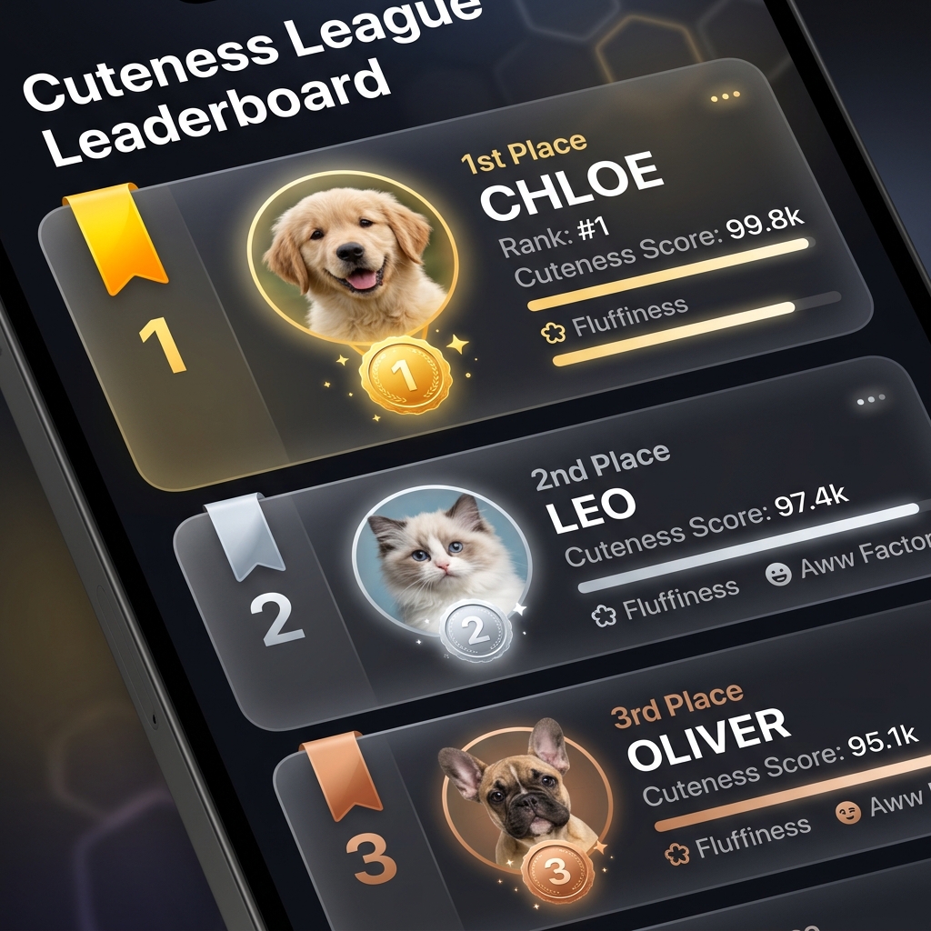 Cuteness League UI