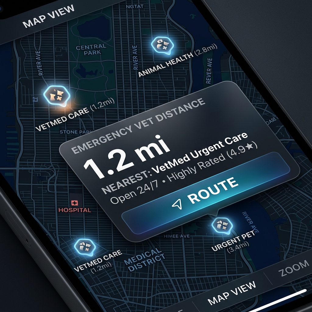 Veterinary Radar Mask UI